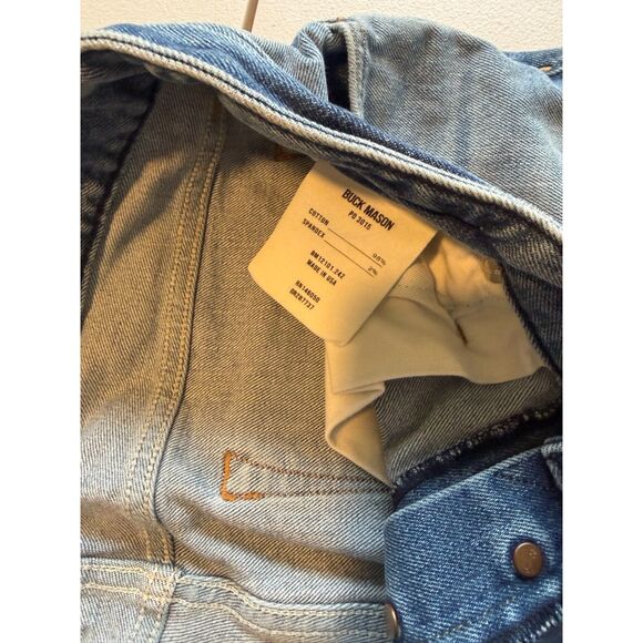 Buck Mason Maverick Slim Jeans - Light Wash - Picture 3 of 6